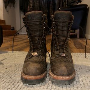 Chippewa steel toe boots